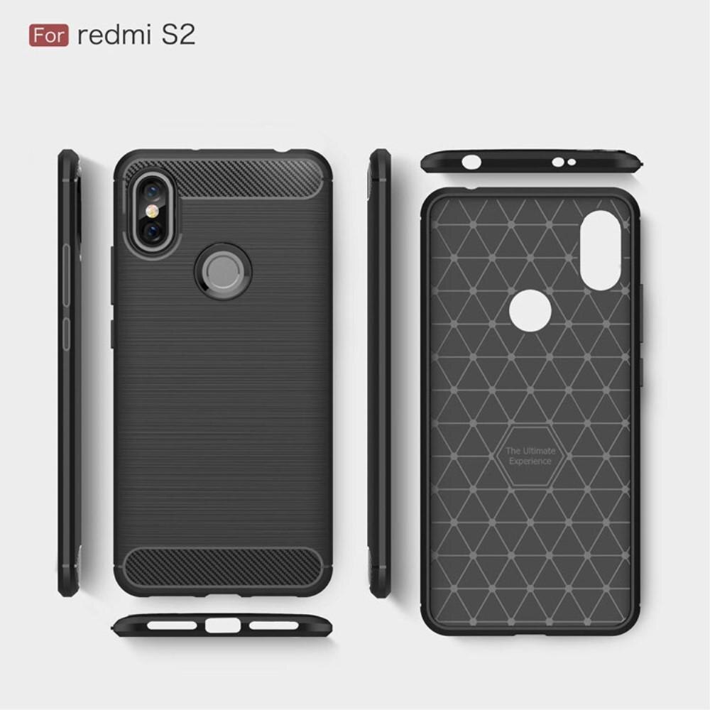 Brushed TPU Deksel Xiaomi Redmi S2 black