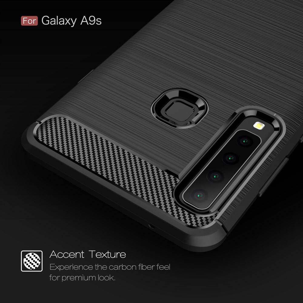 Brushed TPU Deksel Samsung Galaxy A9 2018 black