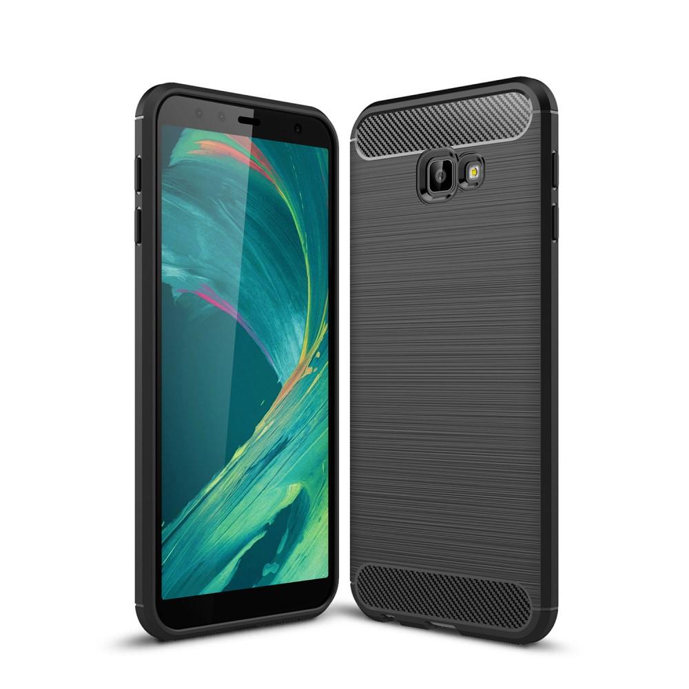 Brushed TPU Deksel Samsung Galaxy J4 Plus 2018 black