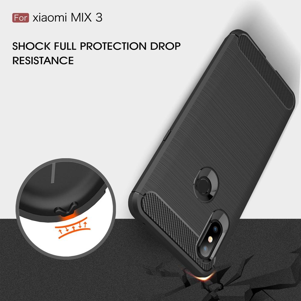 Brushed TPU Deksel Xiaomi Mi Mix 3 black