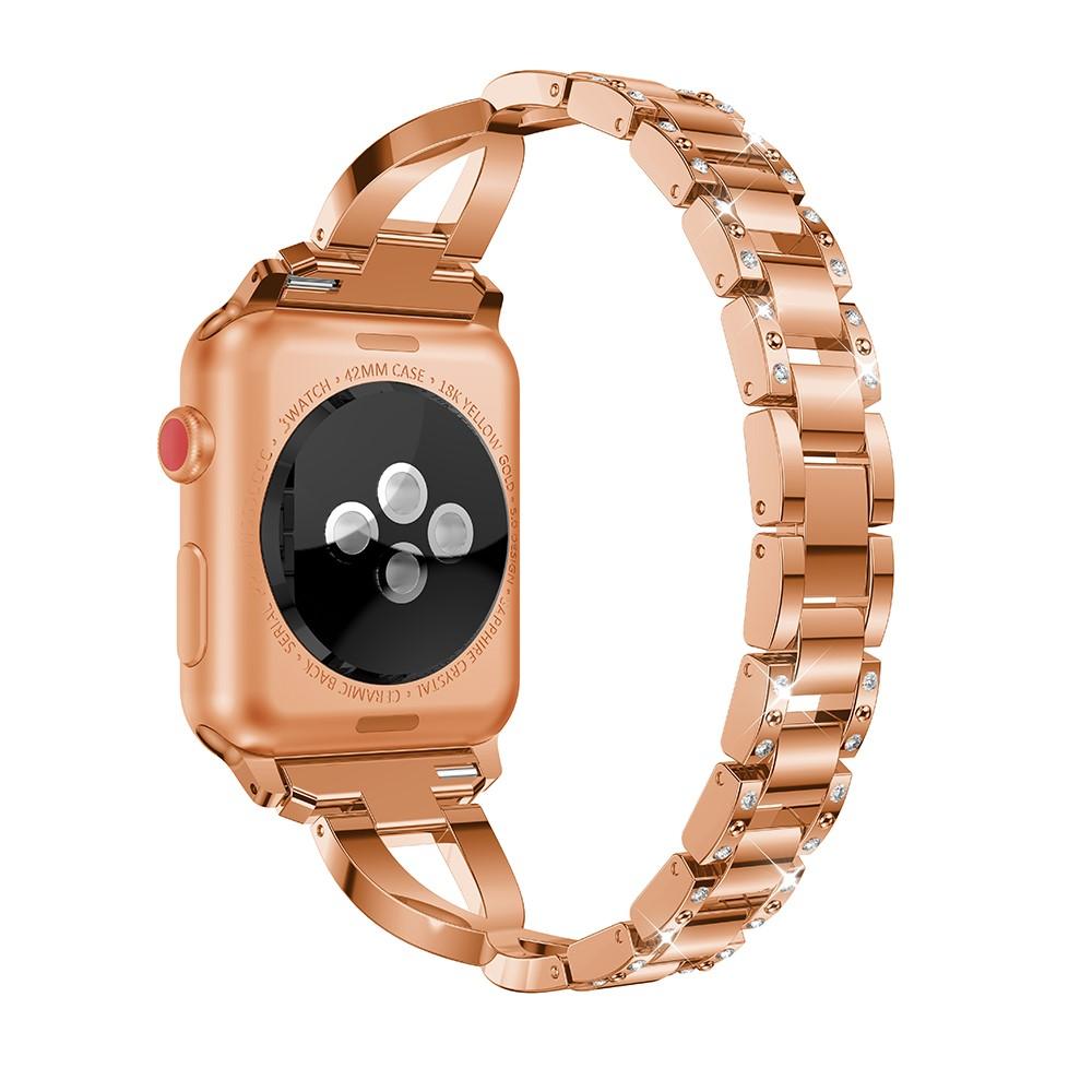 Crystal Bracelet Apple Watch 44mm Rose Gold