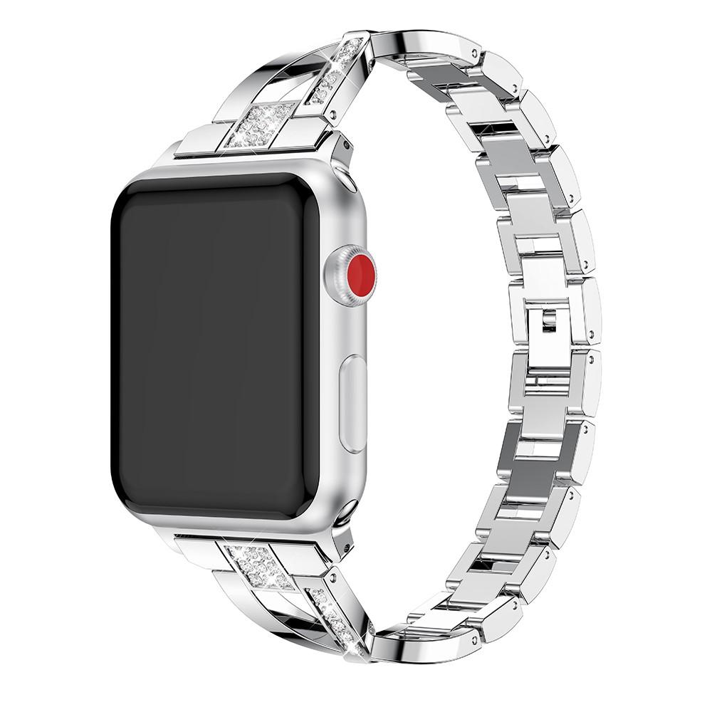 Crystal Bracelet Apple Watch 38/40/41 mm Silver