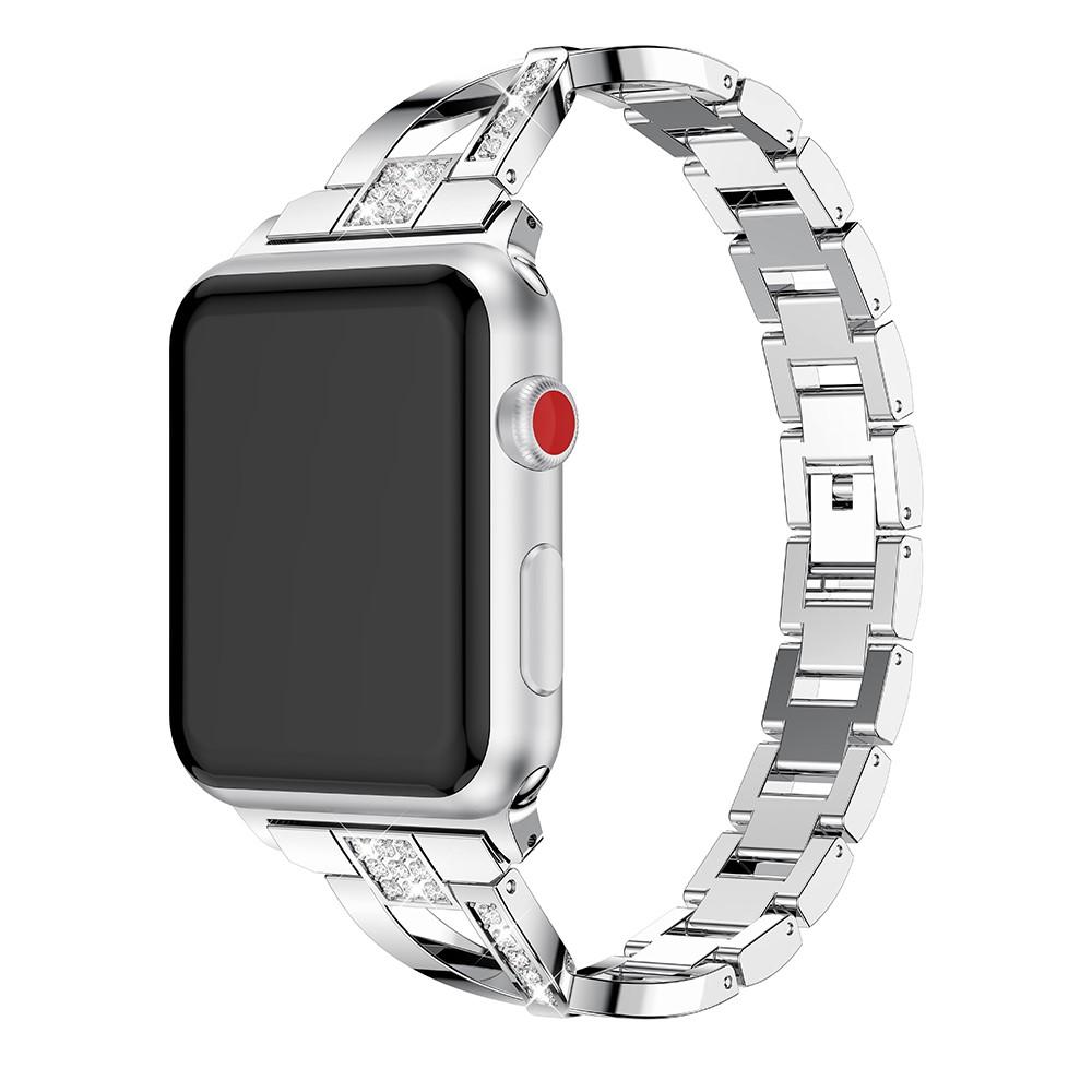 Crystal Bracelet Apple Watch Ultra 2 49mm Silver