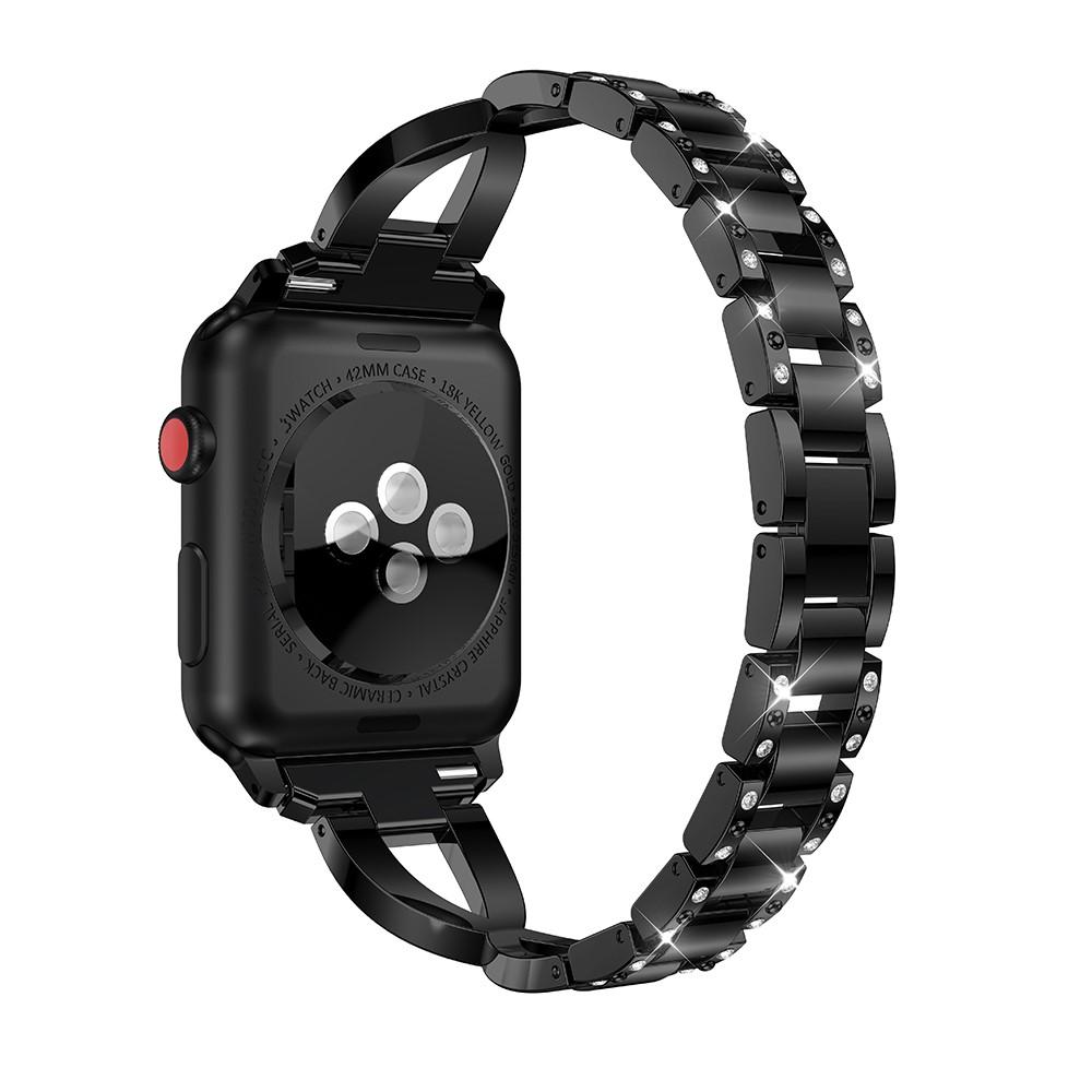 Crystal Bracelet Apple Watch 42/44/45 mm Black