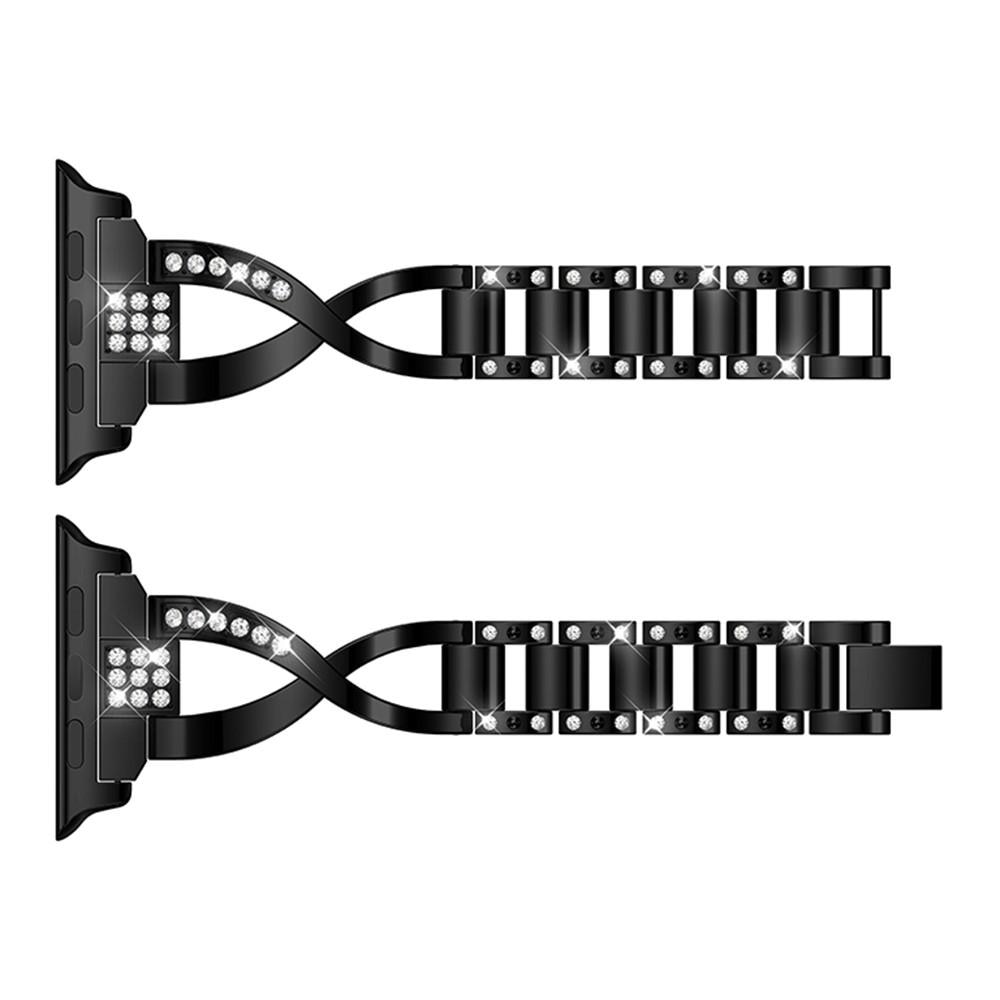 Crystal Bracelet Apple Watch 42/44/45 mm Black