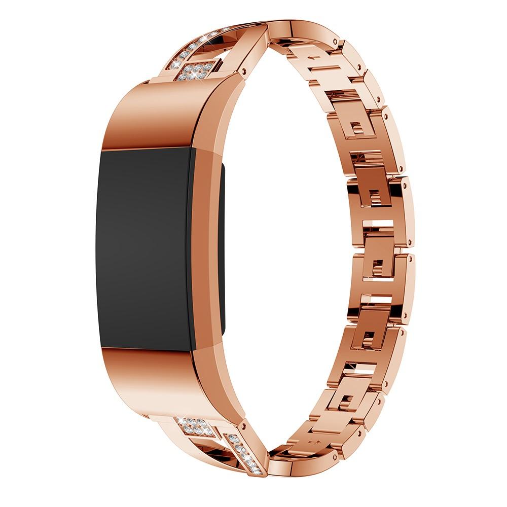 Crystal Bracelet Fitbit Charge 2 Rose Gold