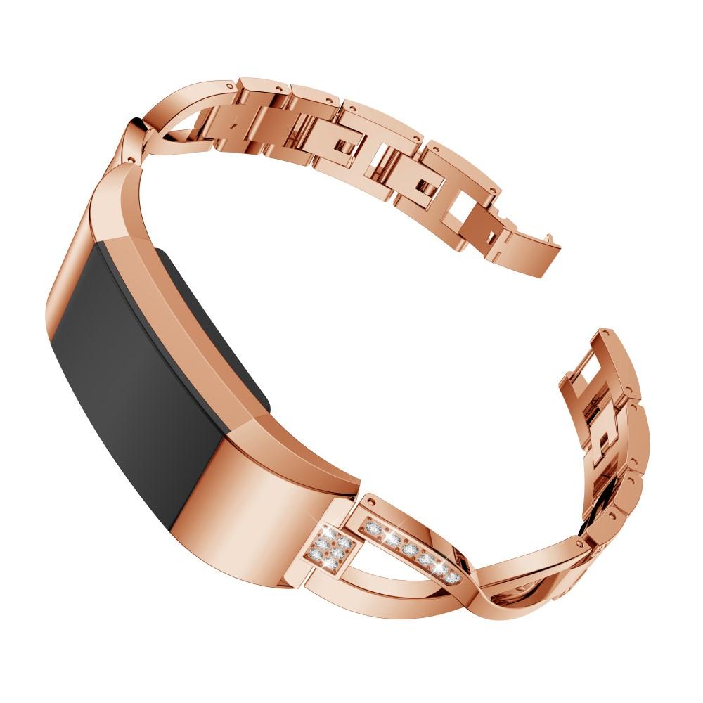 Crystal Bracelet Fitbit Charge 2 Rose Gold