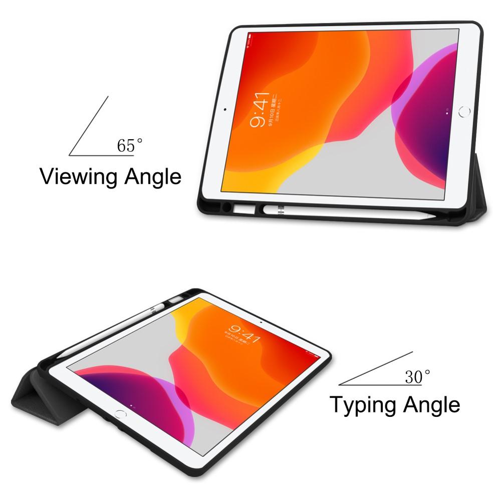 Etui Tri-fold Pencil-holder iPad 10.2 7th Gen (2019) svart