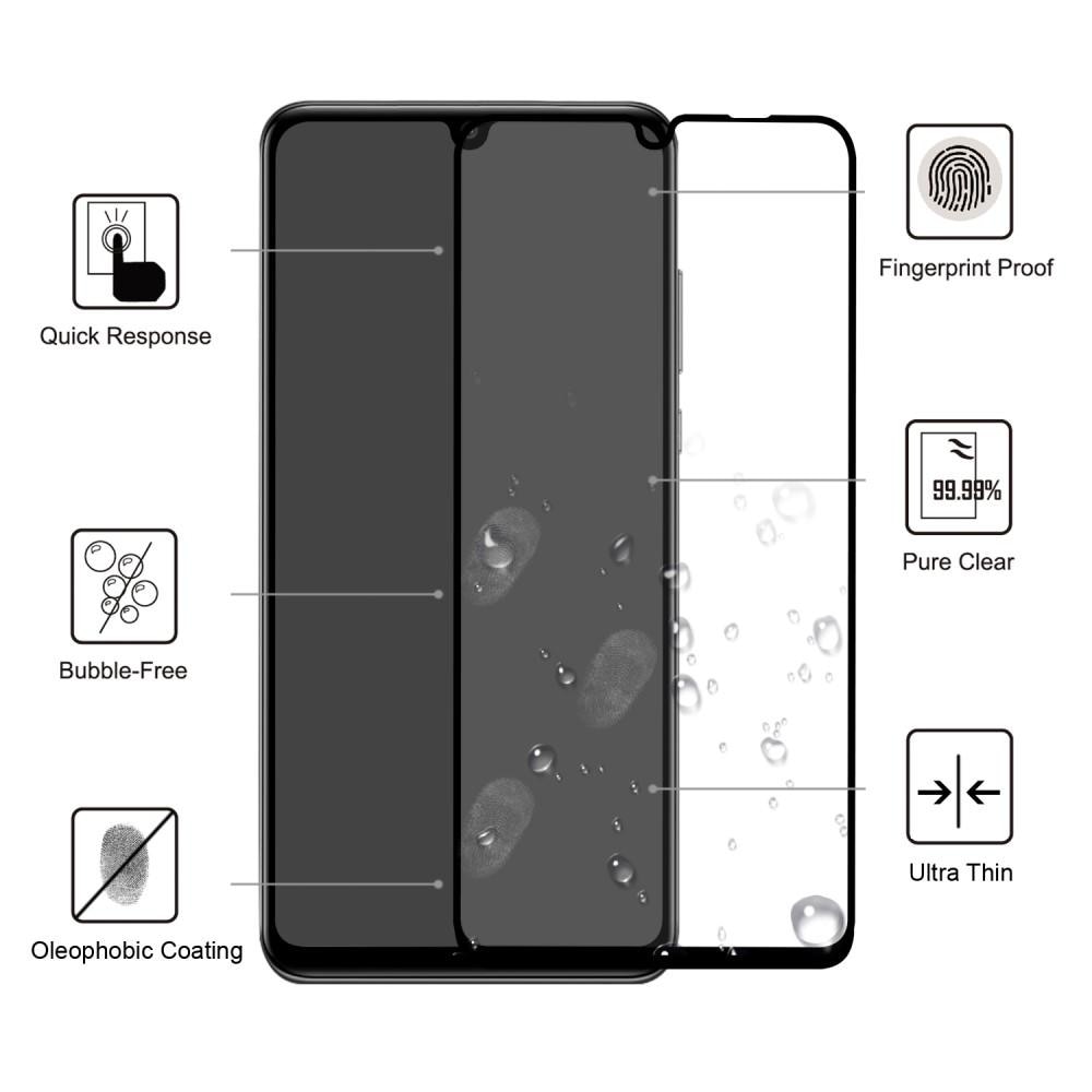 Heldekkende Skjermbeskytter Herdet Glass Huawei P30 Pro svart