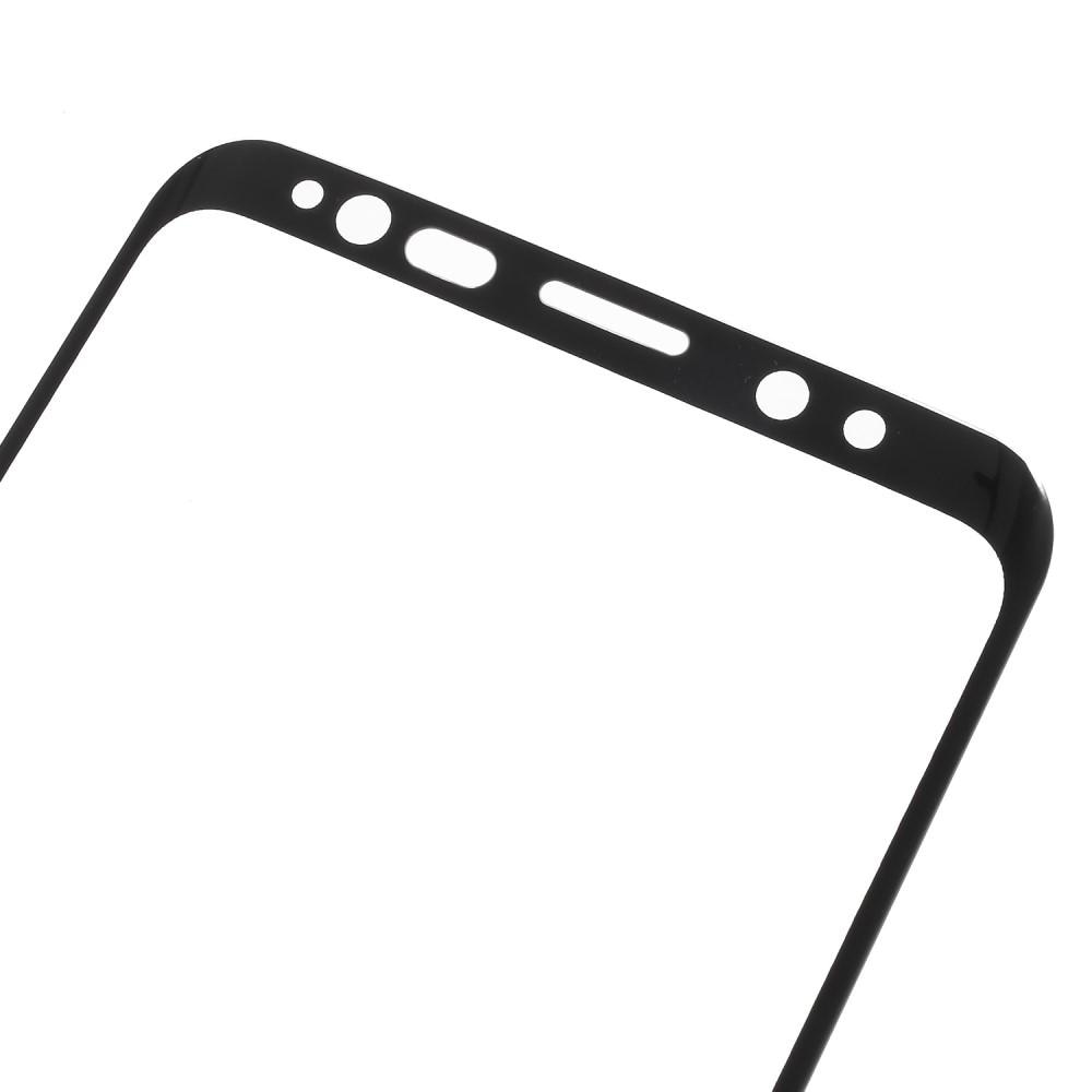 Heldekkende Skjermbeskytter Herdet Glass Galaxy S9 svart