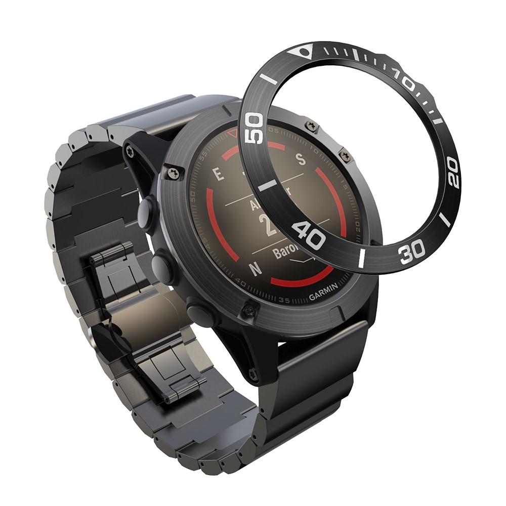 Ramme Garmin Fenix 5X/5X Plus svart