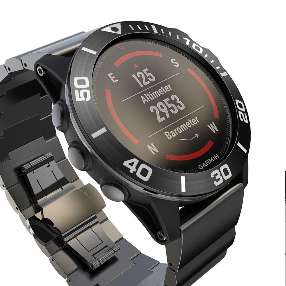 Ramme Garmin Fenix 5X/5X Plus svart