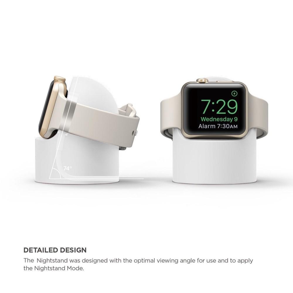 Ladestativ Apple Watch hvit