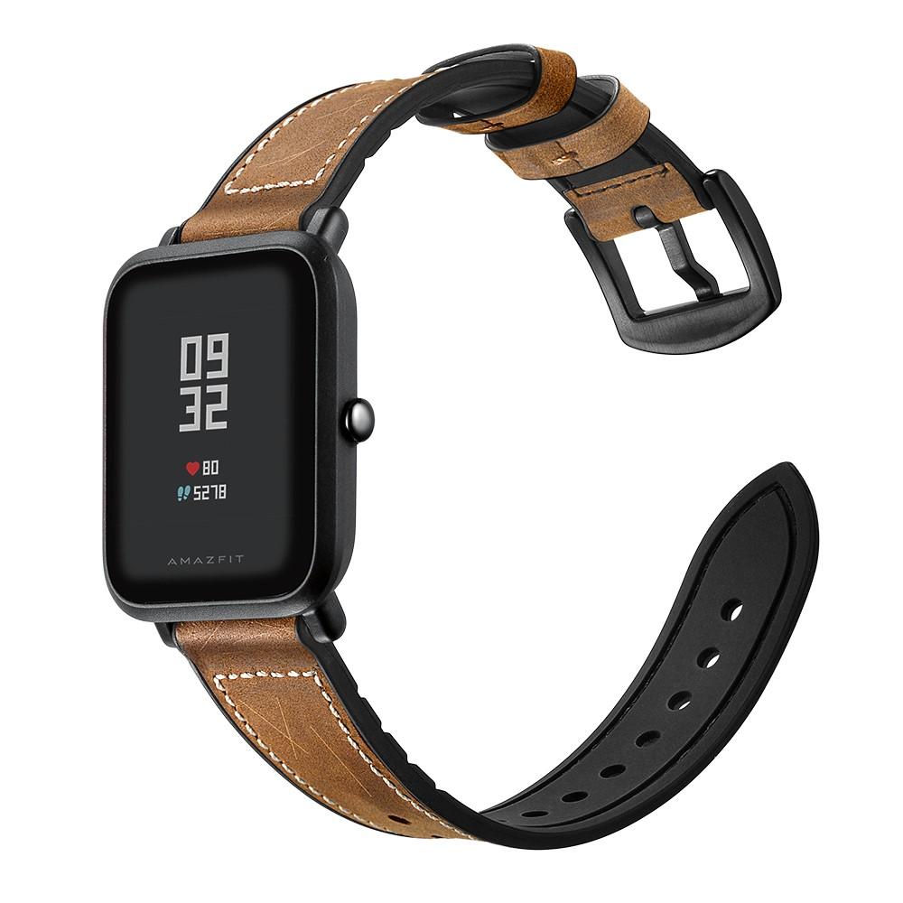 Xiaomi Amazfit GTS Skinnreim Premium brun