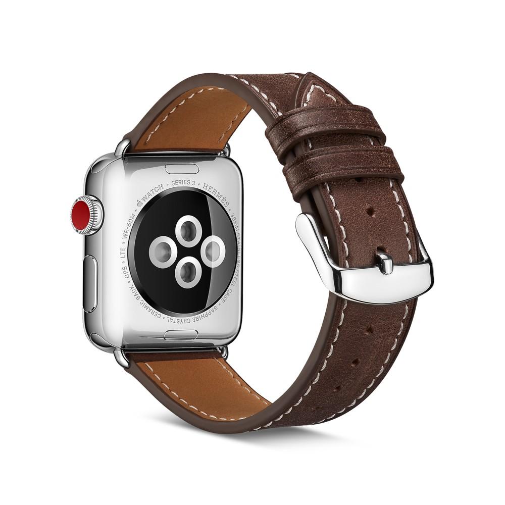 Apple Watch 45mm Series 7 Reim Lær brun