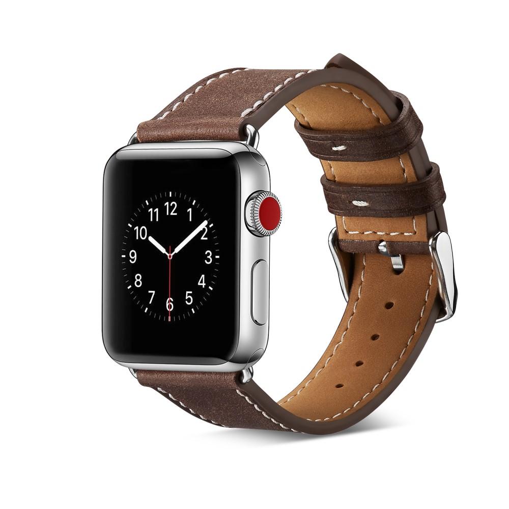 Apple Watch 38/40/41 mm Reim Lær brun