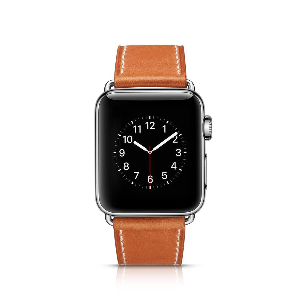 Apple Watch 41mm Series 9 Reim Lær cognac