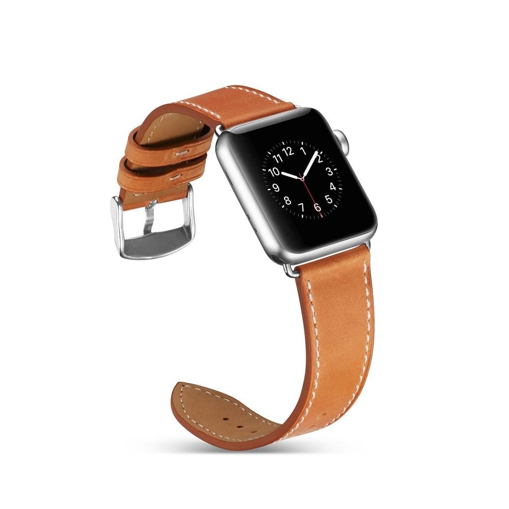 Apple Watch Ultra 49mm Reim Lær cognac