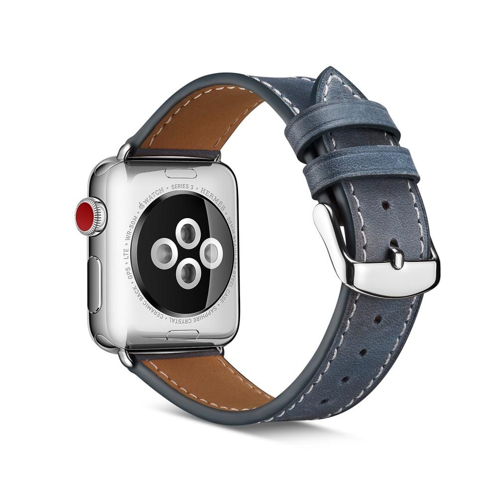 Apple Watch 38mm Reim Lær blå