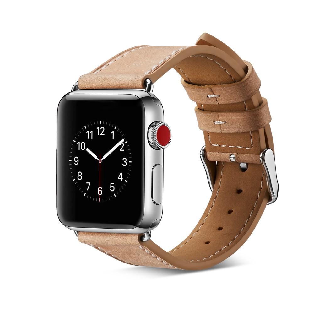 Apple Watch Series 8 45mm Reim Lær Beige