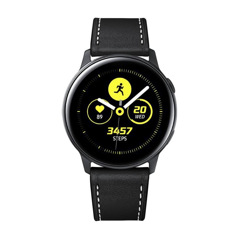 Samsung Galaxy Watch Active Reim Lær svart