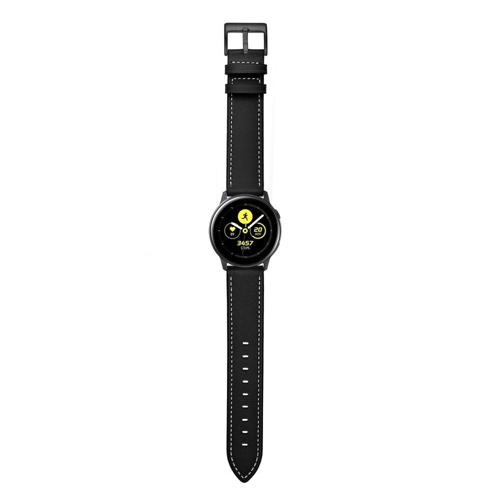 Samsung Galaxy Watch Active Reim Lær svart