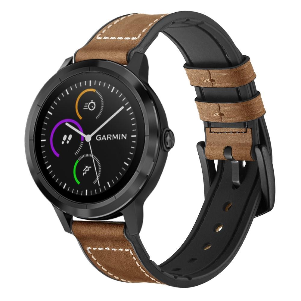 Garmin Vivoactive 3 Skinnreim Premium brun