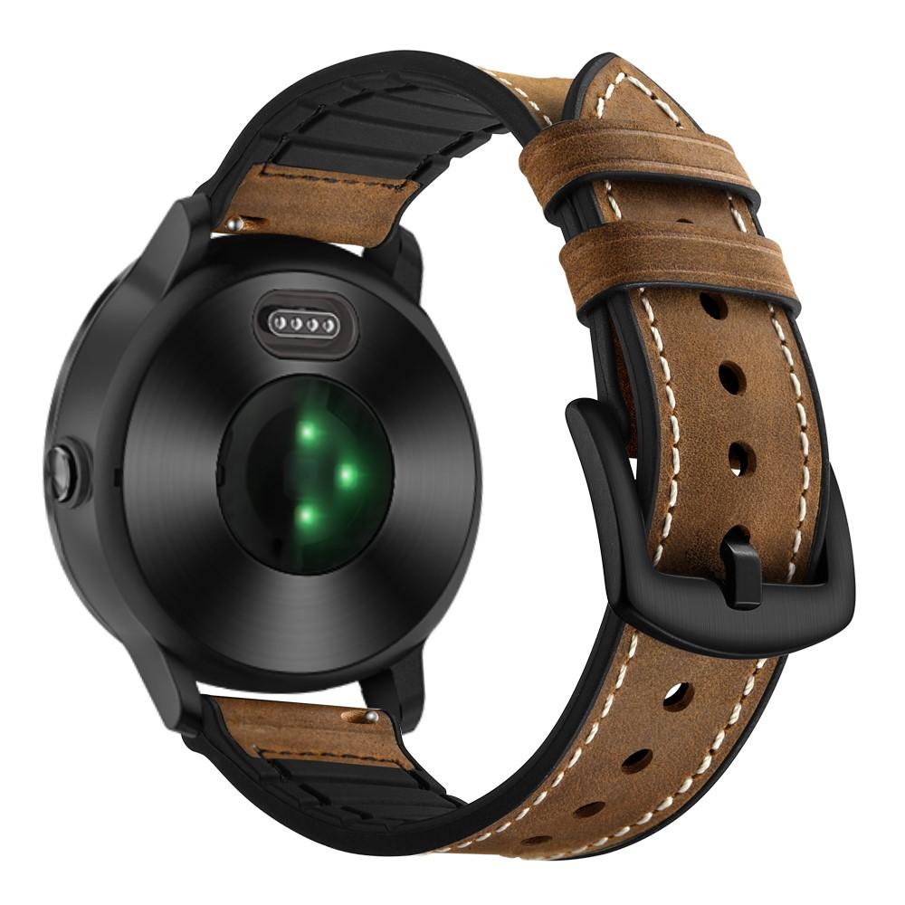 Garmin Vivoactive 3 Skinnreim Premium brun