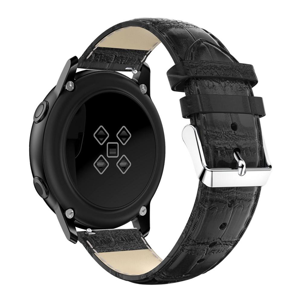 Samsung Galaxy Watch Active Skinnreim Krokodil svart