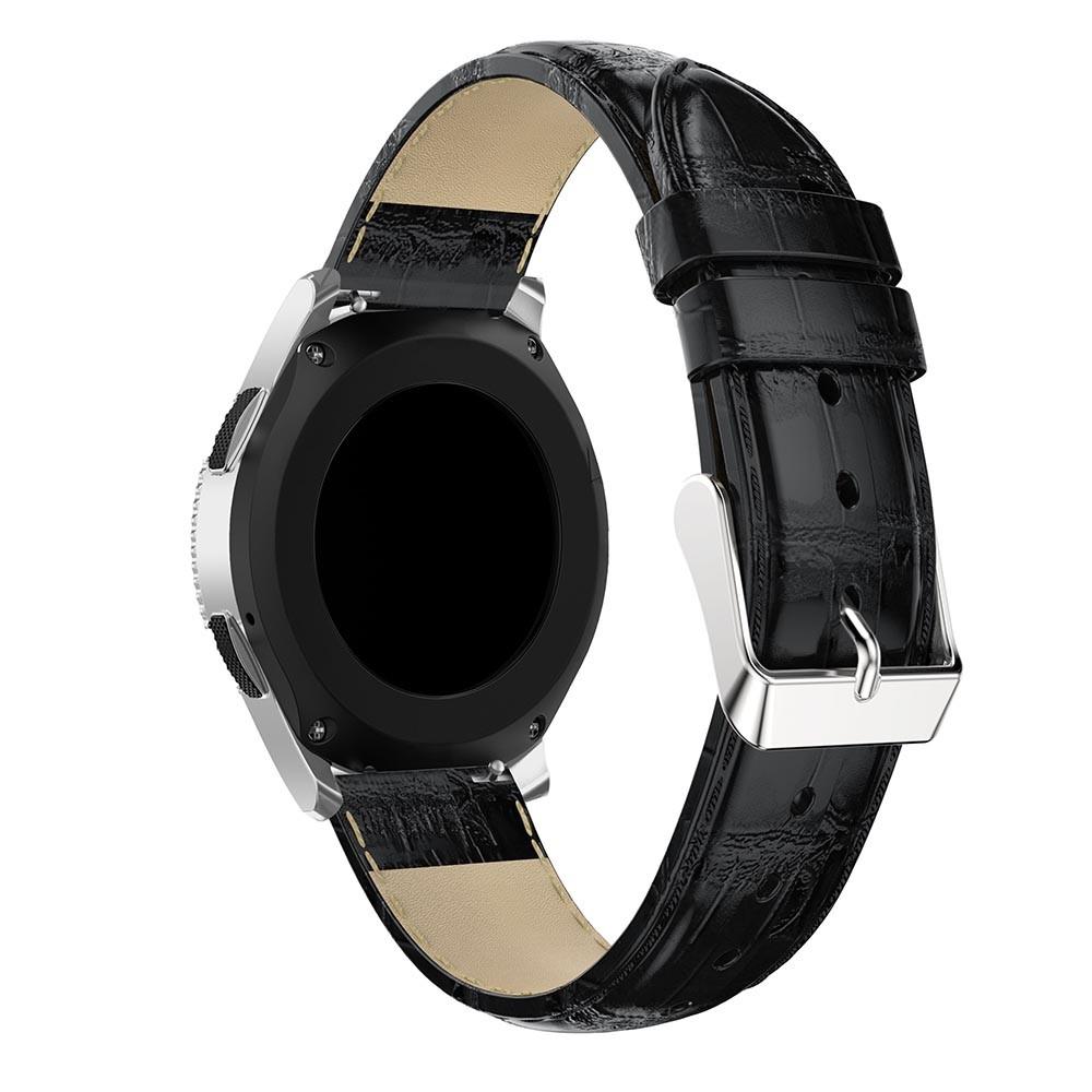 Samsung Galaxy Watch 46mm Skinnreim Krokodil svart
