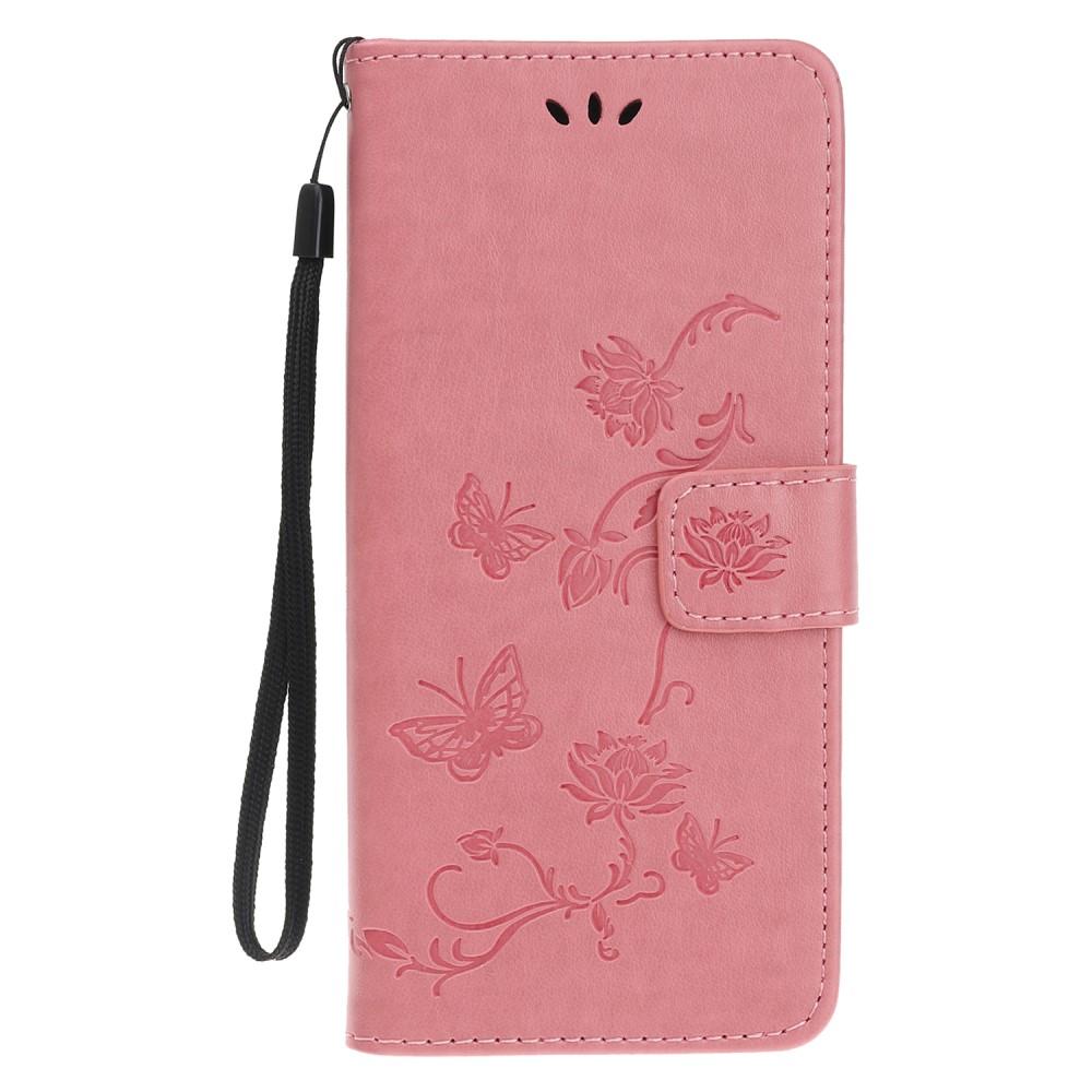 Lærveske Sommerfugler Apple iPhone 11 Pro Rosa