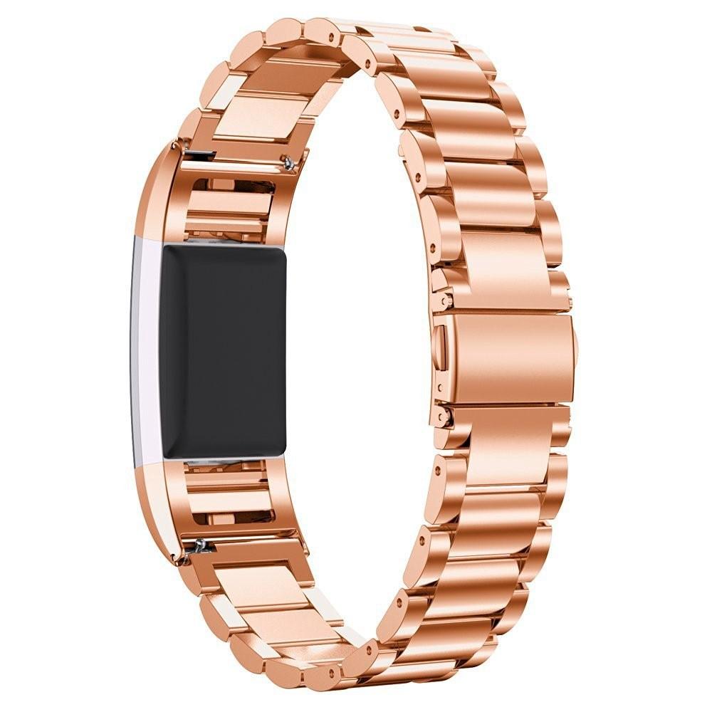 Fitbit Charge 2 Metal Reim rosegull