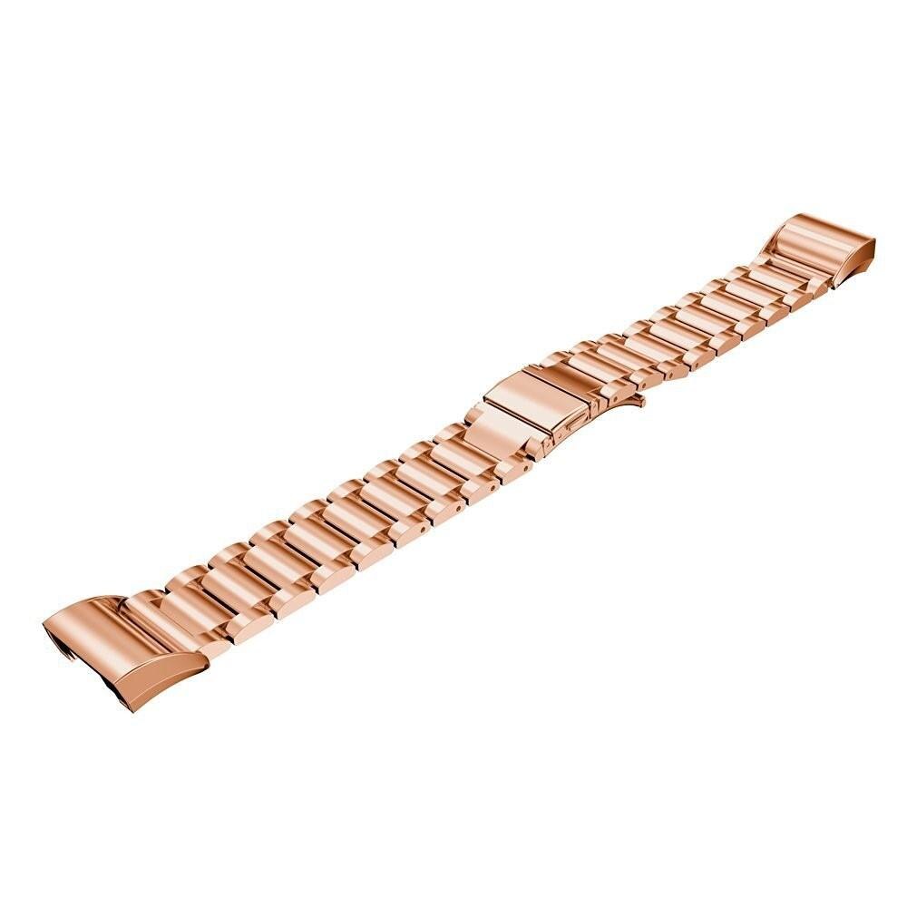 Fitbit Charge 2 Metal Reim rosegull