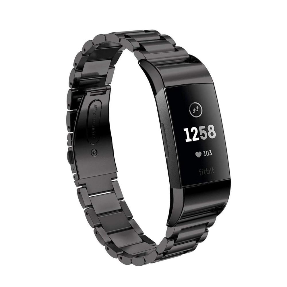 Fitbit Charge 3/4 Metal Reim svart