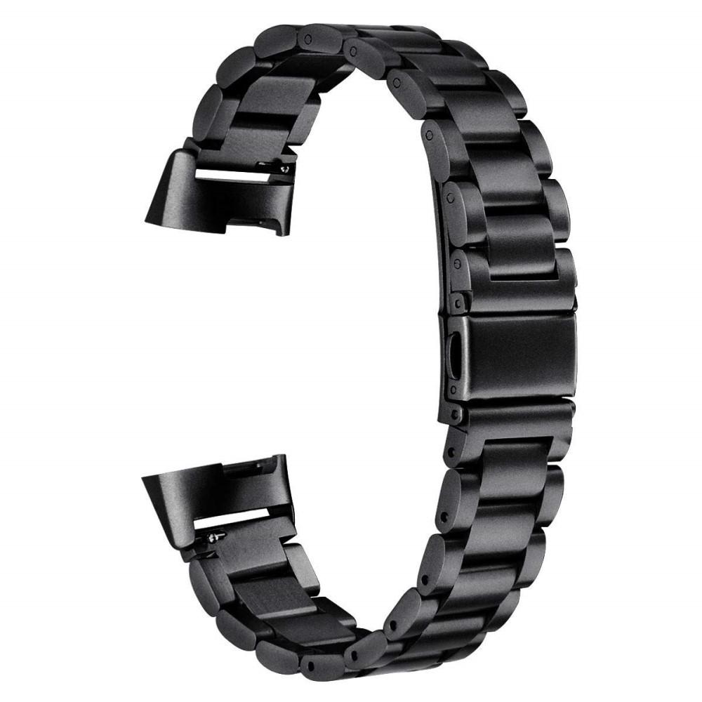 Fitbit Charge 3/Charge 4 Metal Reim Svart