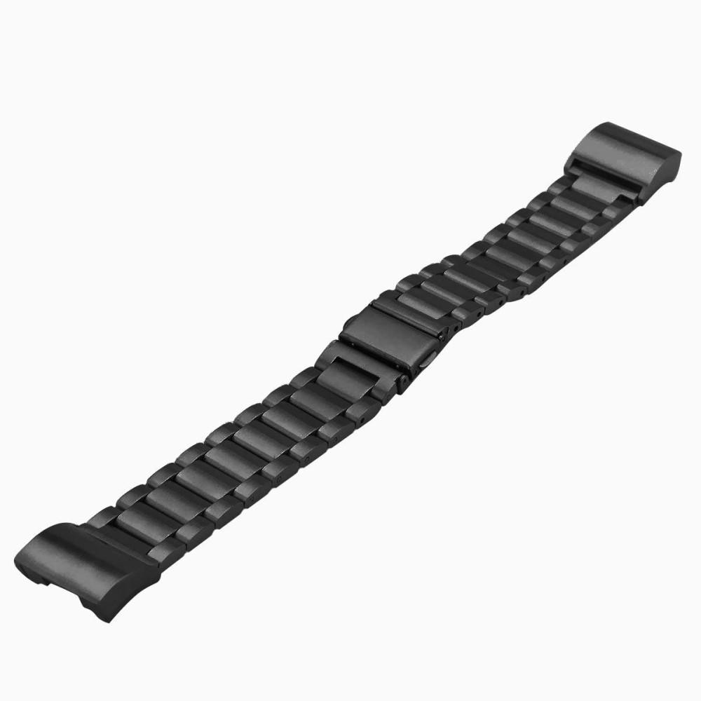 Fitbit Charge 3/Charge 4 Metal Reim Svart