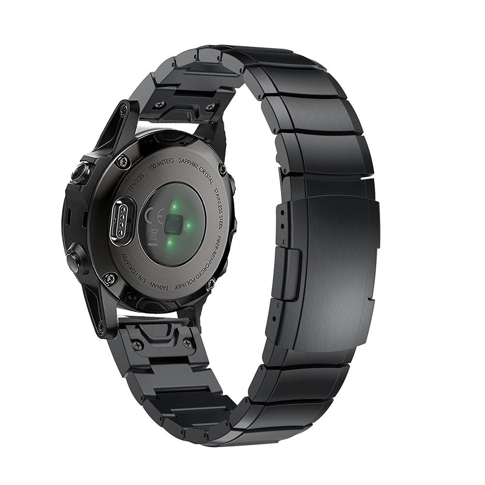 Garmin Fenix 7S Reim med lenker svart