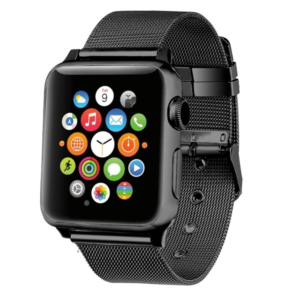 Mesh Bracelet Apple Watch 45mm Series 9 Black