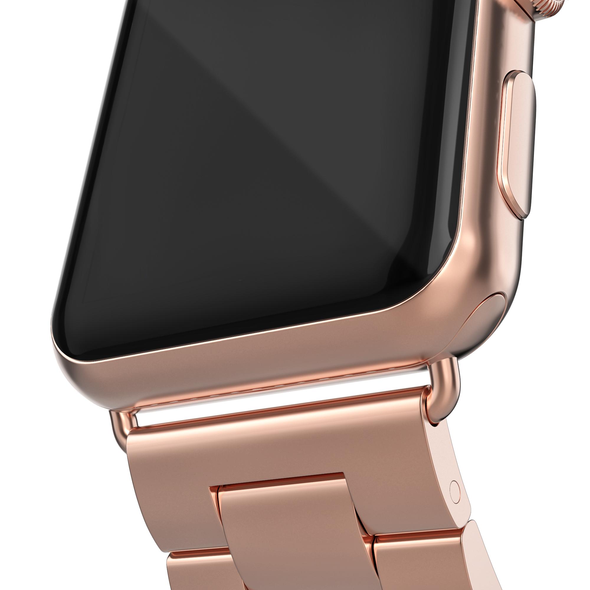 Apple Watch 38mm Metal Reim rosegull