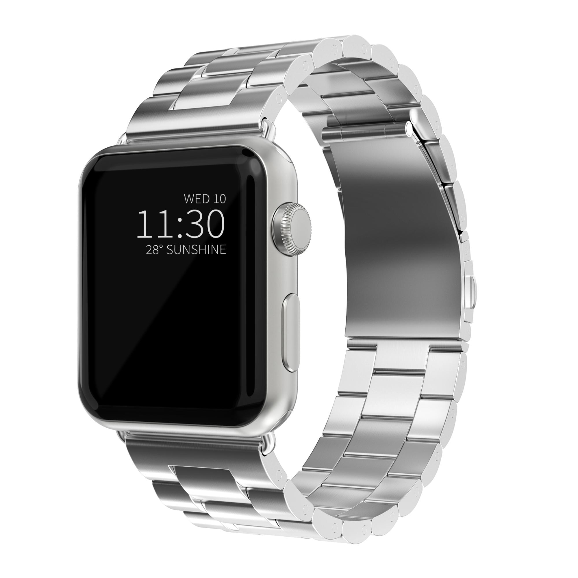 Apple Watch 38/40/41 mm Metal Reim sølv