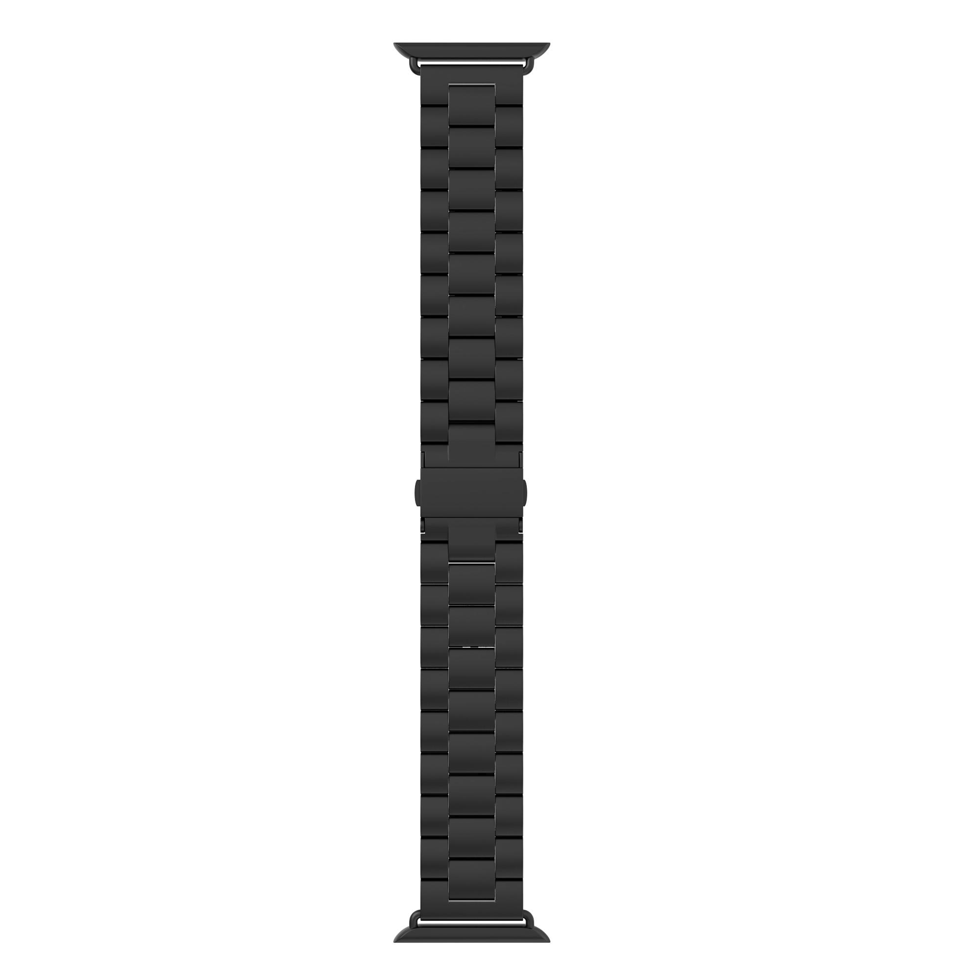Metallarmbånd Apple Watch 42/44/45 mm svart