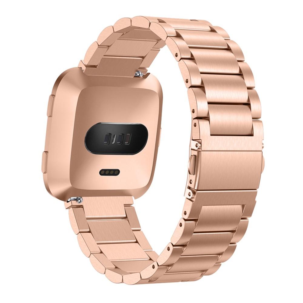 Fitbit Versa/Versa 2 Metal Reim rosegull