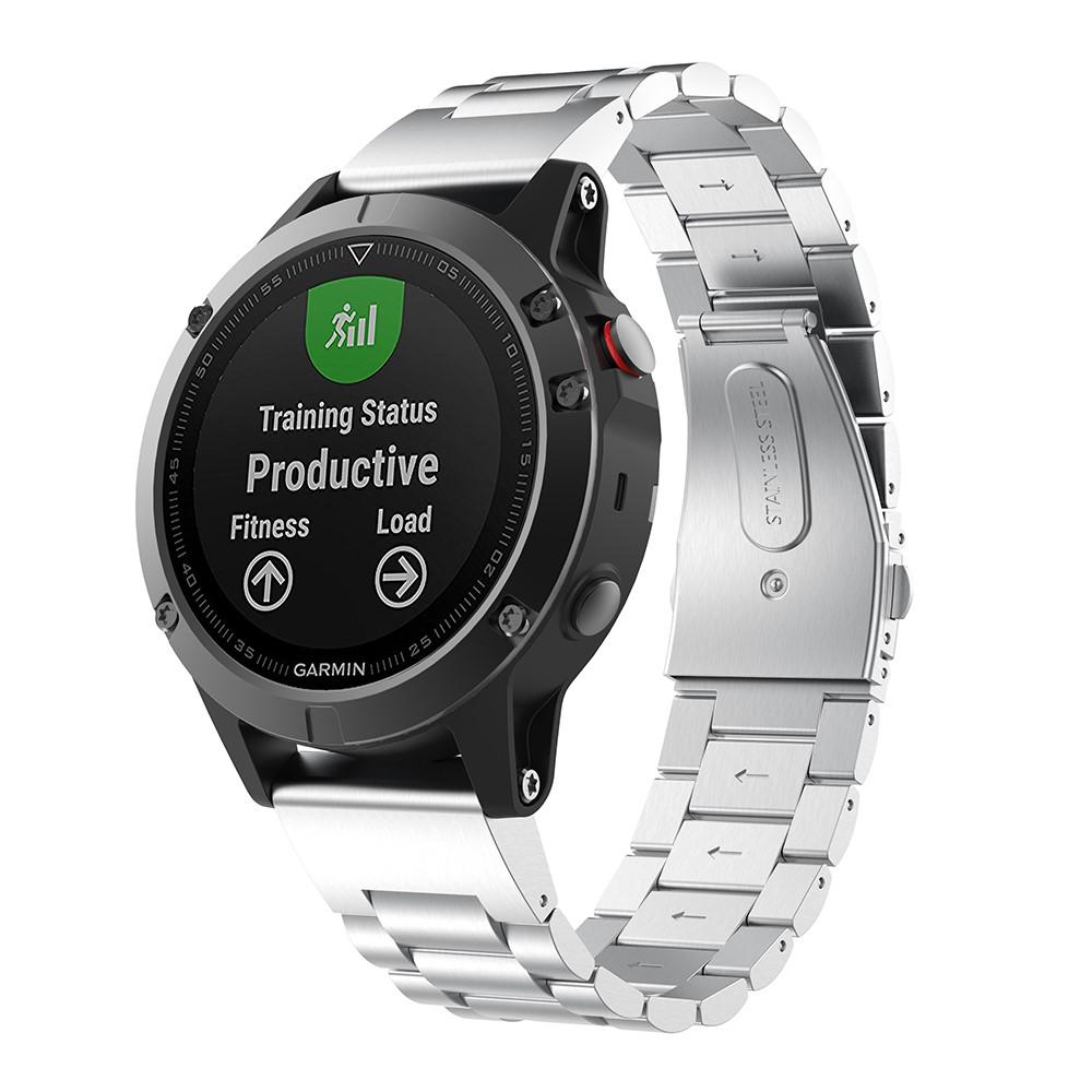 Garmin Forerunner 955 Metal Reim sølv