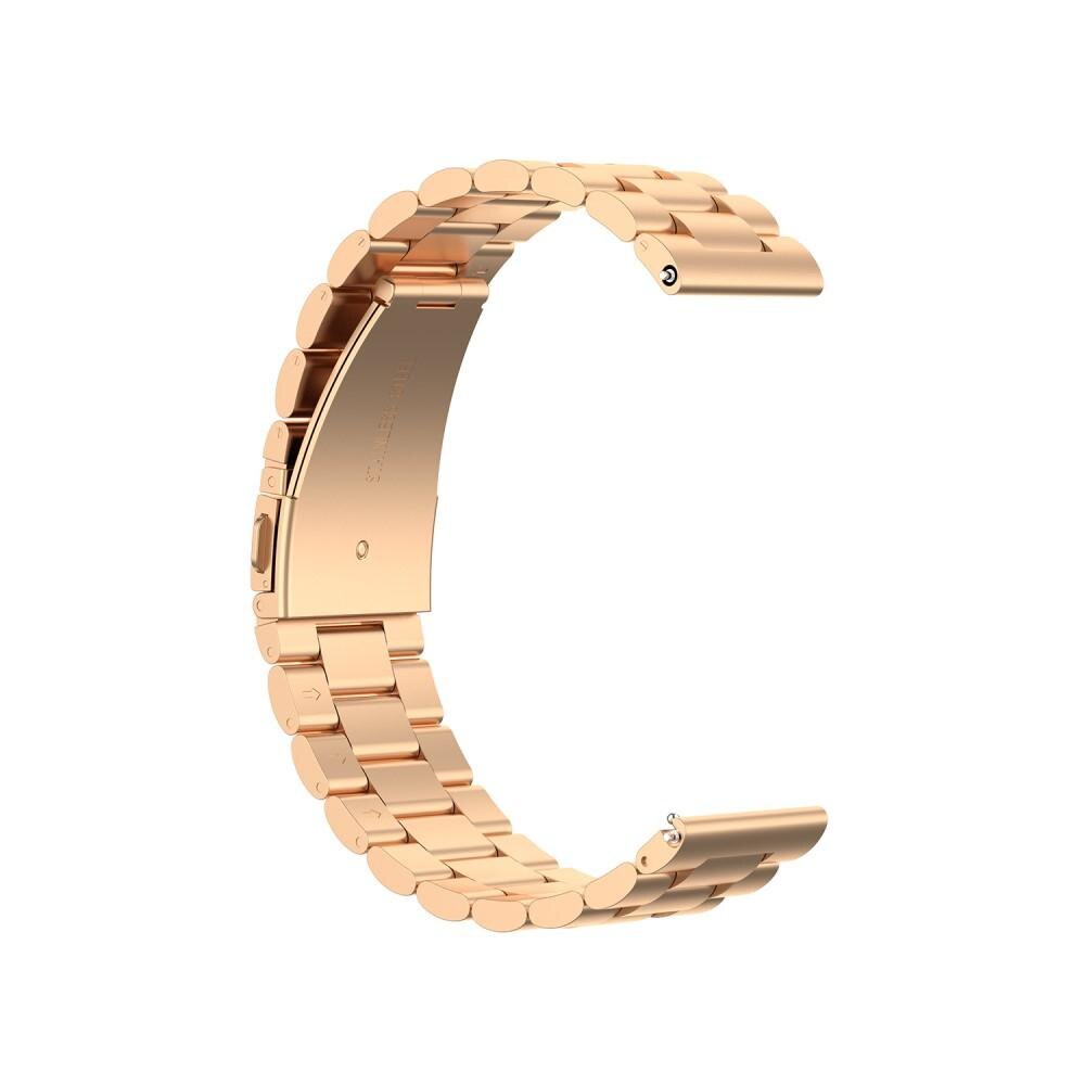 Garmin Vivoactive 3/Venu/Venu 2 Plus Metal Reim rosegull