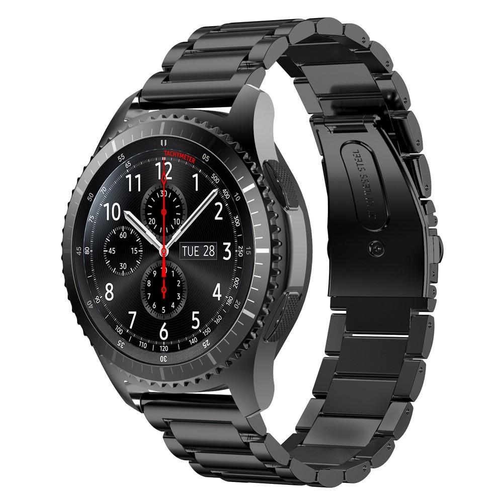 Samsung Gear S3 Frontier/S3 Classic Metal Reim svart