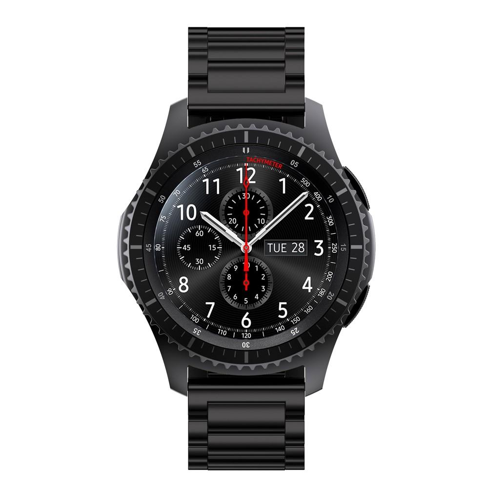 Samsung Gear S3 Frontier/S3 Classic Metal Reim svart