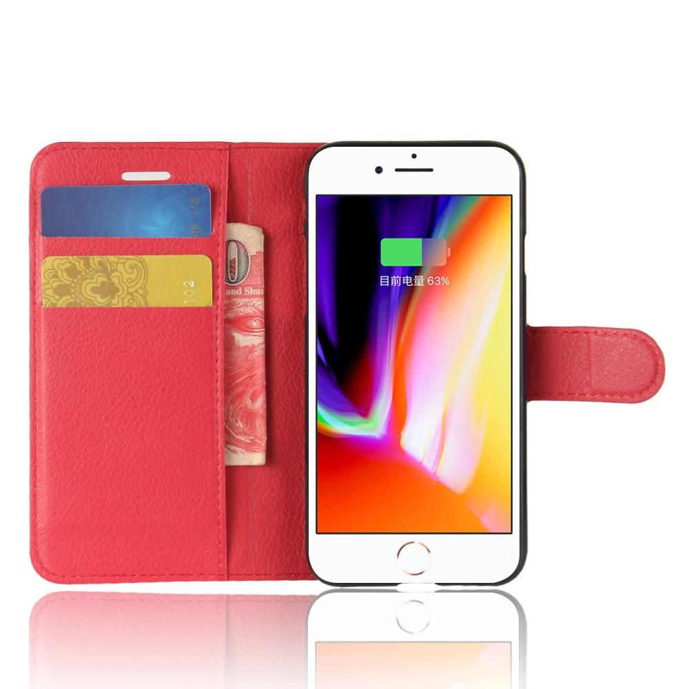 Mobilveske Apple iPhone 7/8/SE 2020 rød