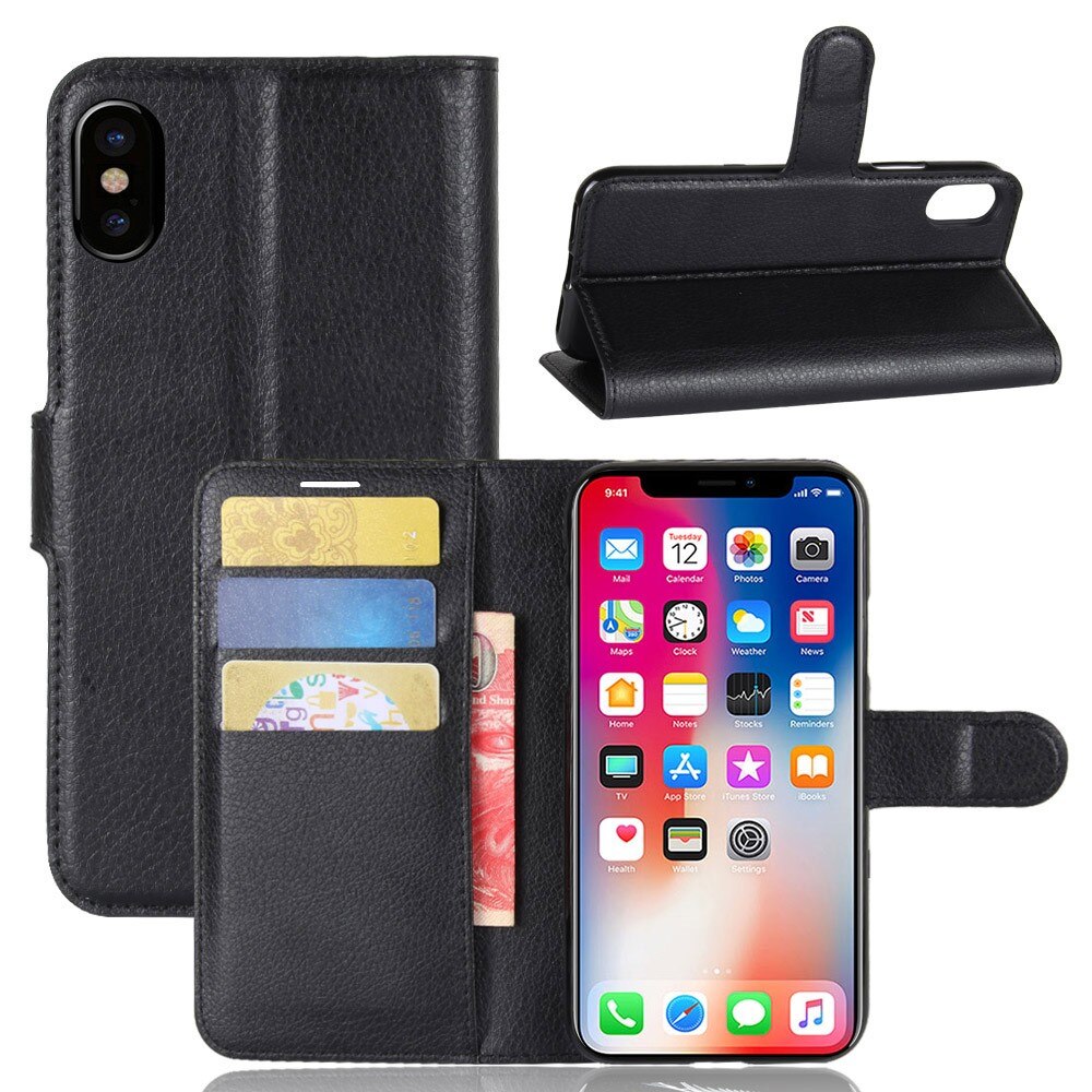 Mobilveske iPhone X/XS Svart