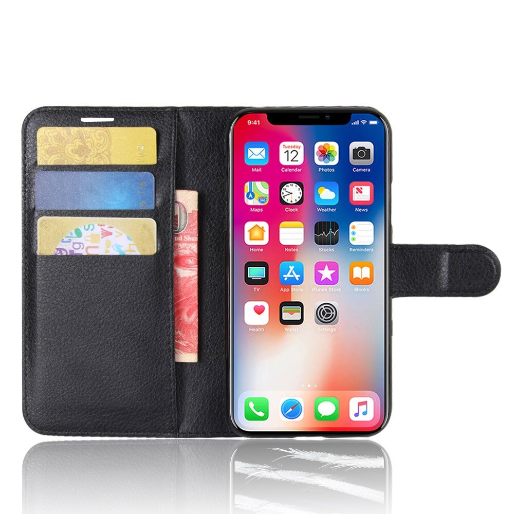 Mobilveske iPhone X/XS Svart