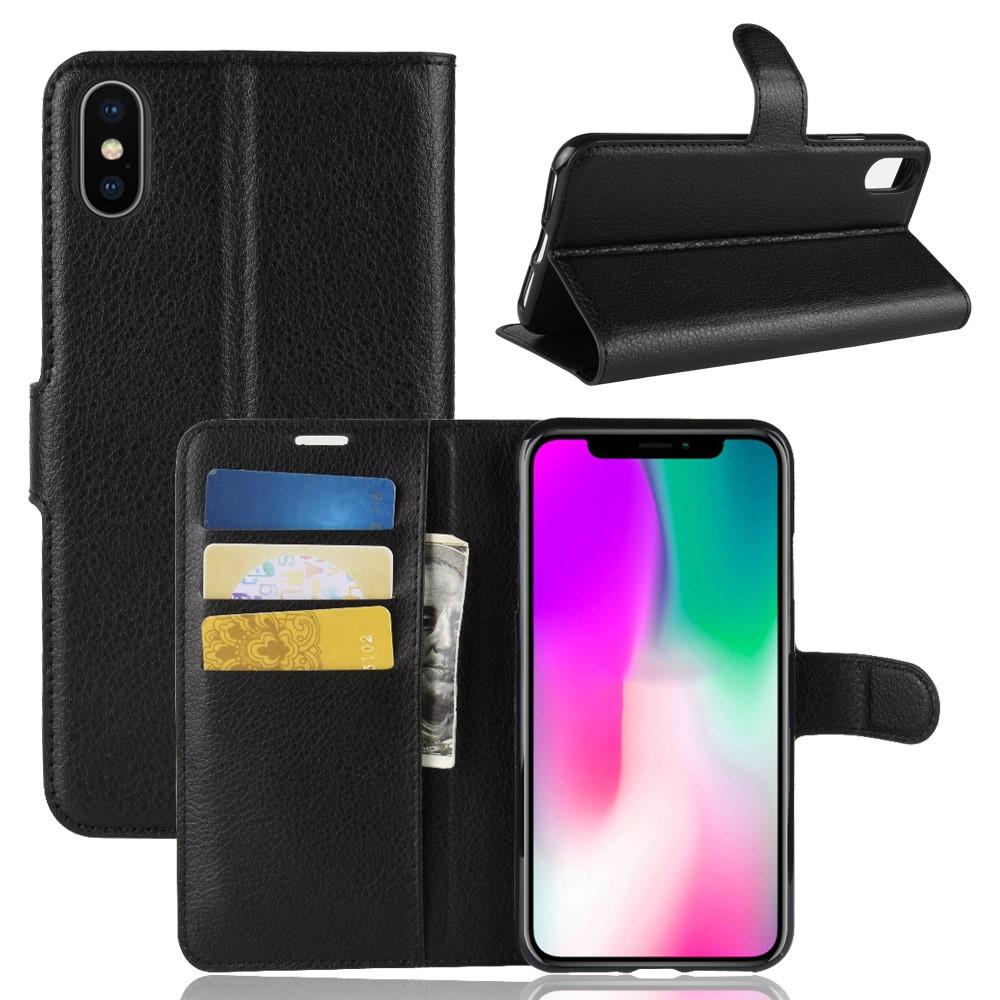Mobilveske Apple iPhone Xr Svart